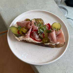 Spicy Veal and Labneh